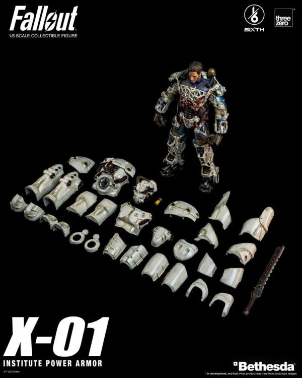 (預購) Threezero 1/6 異塵餘生 X-01 學院動力裝甲 36.8cm 3Z10032W0 可動完成品 (預購) Threezero 1/6 異塵餘生 X-01 學院動力裝甲 36.8cm 3Z10032W0 可動完成品