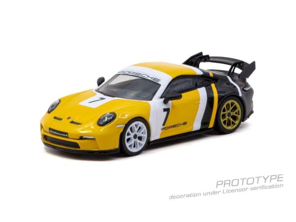 (預購) Tarmac Works 1/64 MINICHAMPS64 保時捷 Porsche 911 GT3 (992) Yellow / Black T64MC-024-YB 20260824 Tarmac Works 1/64 MINICHAMPS64 保時捷 Porsche 911 GT3 (992) Yellow / Black T64MC-024-YB