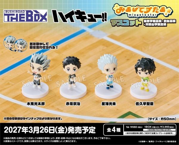 (預購) Bushiroad Creative 盲盒 排球少年 梟谷/鷗台/井闥山學院 仰望星空 公仔 全4種 一中盒6入販售 20261026 Bushiroad Creative 盲盒 排球少年 梟谷/鷗台/井闥山學院 仰望星空 公仔 全4種 一中盒6入販售
