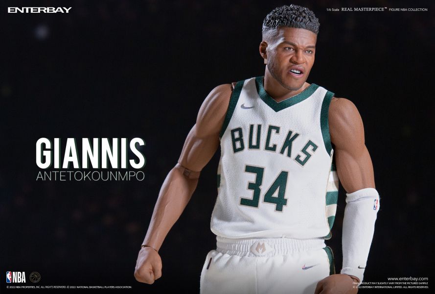 ENTERBAY 1/6 NBA系列 密爾瓦基公鹿隊 字母哥 Giannis Antetokounmpo 揚尼斯·西納·歐格科·安戴托昆波 RM-1088 可動完成品 ENTERBAY,1/6,NBA,系列,密爾瓦基公鹿隊,Giannis Antetokounmpo,揚尼斯,·,西納,·,歐格科,·,安戴托昆波, RM-1088,可動完成品,字母哥 ,