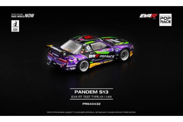 (預購) POP RACE 1/64 新世紀福音戰士 PANDEMS13 EVA RT TEST TYPE-01 初號機式樣 PR640432 20251028 POP RACE 1/64 新世紀福音戰士 PANDEMS13 EVA RT TEST TYPE-01 初號機式樣 PR640432