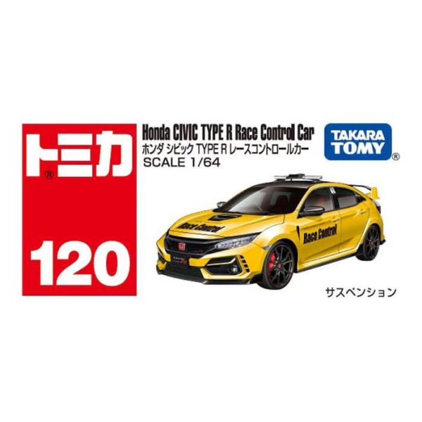 TOMICA 120_917113 本田 Honda Civic TYPE R Race Control Car TOMICA 120_917113 本田 Honda Civic TYPE R Race Control Car