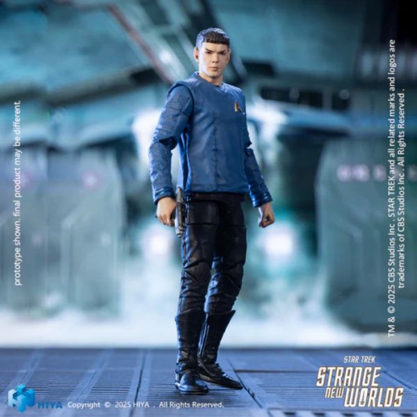 Hiya Toys 極致迷你系列 1/18 10.5CM 星際爭霸戰 奇異新世界 史巴克 可動完成品 EMS0196 Hiya Toys 極致迷你系列 1/18 10.5CM 星際爭霸戰 奇異新世界 史巴克 可動完成品 EMS0196