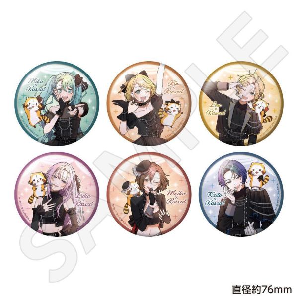 (預購) Caravan 盲盒 初音未來×小浣熊 2026 大徽章 全6種 一中盒6入販售 20261015 Caravan 盲盒 初音未來×小浣熊 2026 大徽章 全6種 一中盒6入販售