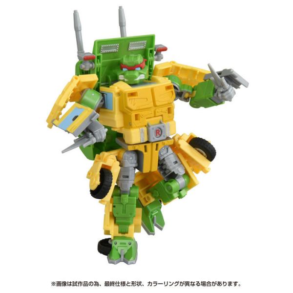 TAKARATOMY 變形金剛 忍者龜 派對重擊 可動完成品 TAKARATOMY 變形金剛 忍者龜 派對重擊 可動完成品