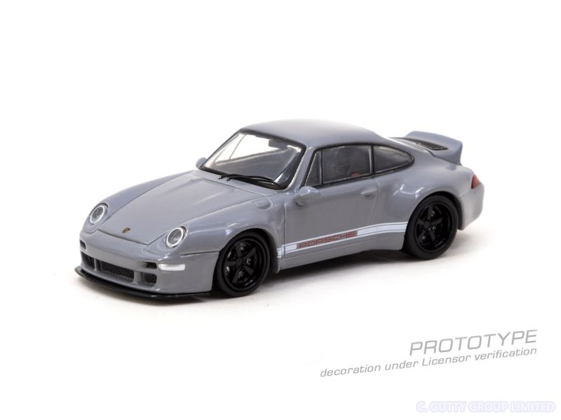 TARMAC WORKS 1/64 保時捷 Porsche 993 Remastered By Gunther Werks 灰色 TARMAC WORKS 1/64 保時捷 Porsche 993 Remastered By Gunther Werks 灰色