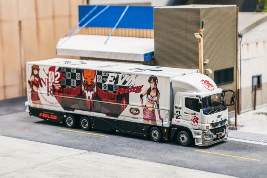 TARMAC WORKS 1/64 三菱 Mitsubishi Fuso Super Great EVA Racing 新世紀福音戰士 大貨車 TARMAC WORKS 1/64 三菱 Mitsubishi Fuso Super Great EVA Racing 新世紀福音戰士 大貨車