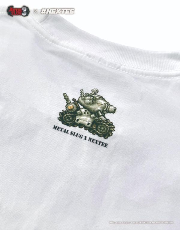 NEXTee 合金彈頭MetalSlug Eri/Fio 短袖T恤 黑&白 分別販售 NEXTee 合金彈頭MetalSlug Eri/Fio 短袖T恤 黑&白 分別販售