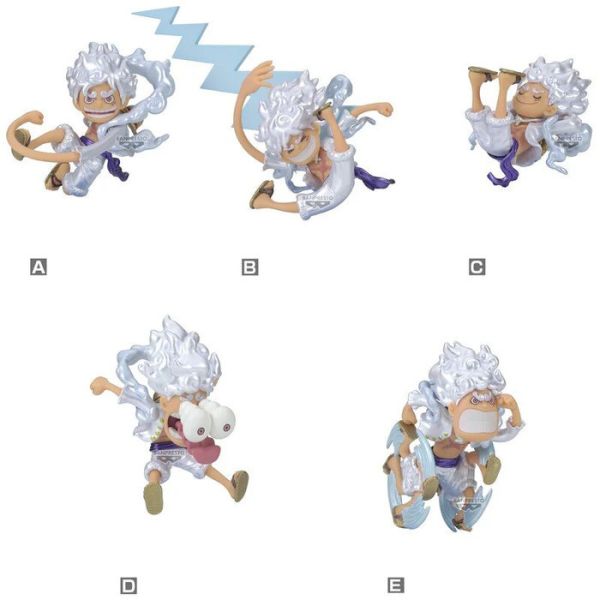 BANPRESTO 盒玩 航海王 WCF 蒙其·D·魯夫 五檔 SPECIAL 金屬色ver. 全5種 一中盒12入販售 BANPRESTO 盒玩 航海王 WCF 蒙其·D·魯夫 五檔 SPECIAL 金屬色ver. 全5種 一中盒12入販售