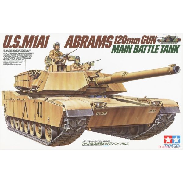 TAMIYA 田宮模型 35156 1/35 美國 M1A1 艾布蘭戰車 TAMIYA 田宮模型 35156 1/35 美國 M1A1 艾布蘭戰車