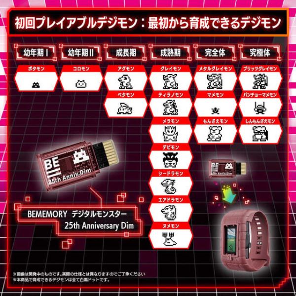 BANDAI BE 數碼寶貝人體連動育成手環 25週年 BANDAI,BE,數碼寶貝,人體連動育成手環,25週年,