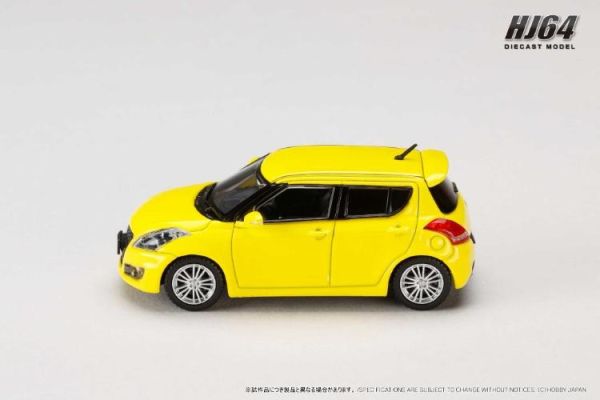 (預購) Hobby JAPAN 1/64 鈴木 SUZUKI SWIFT Sport (ZC32S) CHAMPION YELLOW 冠軍黃 HJ641082Y 20260406 Hobby JAPAN 1/64 鈴木 SUZUKI SWIFT Sport (ZC32S) CHAMPION YELLOW 冠軍黃 HJ641082Y