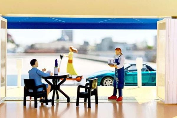 (預購) TOMYTEC 1/64 Diocolle 64 #Car Snap 21a Café Terrace (預購) TOMYTEC 1/64 Diocolle 64 #Car Snap 21a Café Terrace