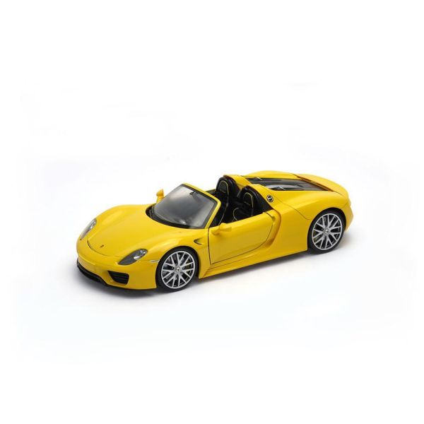 (預購) WELLY 1/24 保時捷 Porsche 918 Spyder 敞篷跑車模型 24055C-W(黃色) 20260915 WELLY 1/24 保時捷 Porsche 918 Spyder 敞篷跑車模型 24055C-W(黃色)