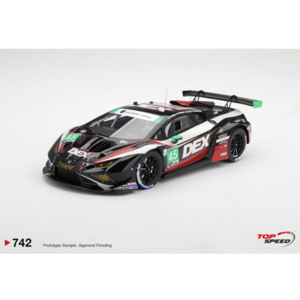 (預購) TOP SPEED 1/18 藍寶堅尼 Lamborghini Huracan GT3 EVO2 #45 DEX Wayne Taylor Racing 2026 IMSA Daytona 24 Hrs TS0742 20260824 TOP SPEED 1/18 藍寶堅尼 Lamborghini Huracan GT3 EVO2 #45 DEX Wayne Taylor Racing 2026 IMSA Daytona 24 Hrs TS0742