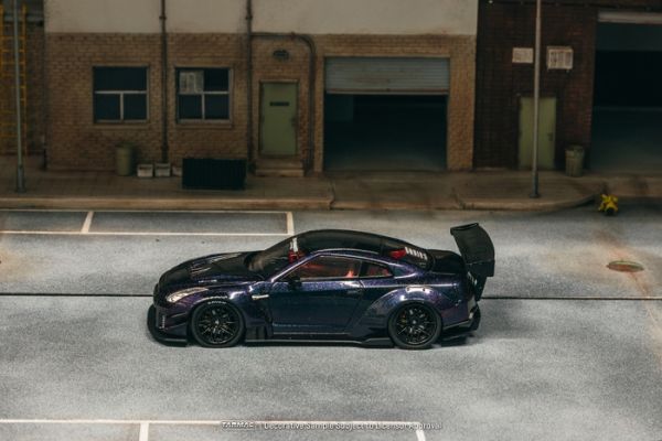 TARMAC WORKS 1/64 日產 NISSAN GT-R R35 type 2 Midnight purple T43-019-MP LB-WORKS TARMAC WORKS 1/64 日產 NISSAN GT-R R35 type 2 Midnight purple T43-019-MP LB-WORKS