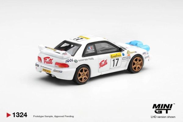 (預購) [吊卡版] MINIGT 1/64 速霸陸 Subaru Impreza WRC98 #17 1999 Rally Monte-Carlo LHD MGT01324-BL 20260702 [吊卡版] MINIGT 1/64 速霸陸 Subaru Impreza WRC98 #17 1999 Rally Monte-Carlo LHD MGT01324-BL
