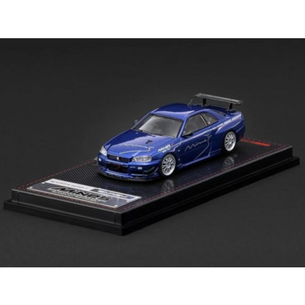 (預購) ignition model 1/64 日產 Nissan Skyline GT-R Mine"s (R34) Blue Metallic IG4094 20260920 ignition model 1/64 日產 Nissan Skyline GT-R Mine"s (R34) Blue Metallic IG4094