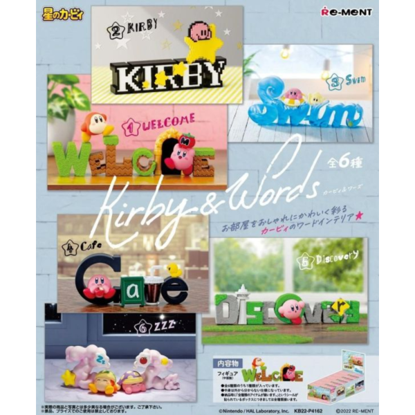 (預購) [再販] Re-MeNT 盒玩 星之卡比 Kirby & Words 全6種 一中盒6入販售 20260817 [再販] Re-MeNT 盒玩 星之卡比 Kirby & Words 全6種 一中盒6入販售