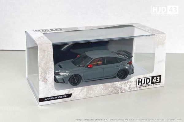 Hobby JAPAN 1/43 本田 Honda CIVIC TYPE-R (FL5) 十一代喜美 珍珠灰 HJD431002GM Hobby JAPAN 1/43 本田 Honda CIVIC TYPE-R (FL5) 十一代喜美 珍珠灰 HJD431002GM