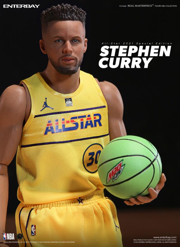 絕版斷貨中 ENTERBAY 1/6 Stephen Curry 史蒂芬柯瑞 NBA 2021 全明星賽 ENTERBAY 1/6 Stephen Curry 史蒂芬柯瑞 NBA 2021 全明星賽