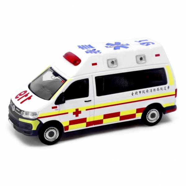 TINY TinyCity TW 福斯 T6 台灣台北救護車  TINY,TinyCity,TW,福斯,T6,台灣,台北救護車, 