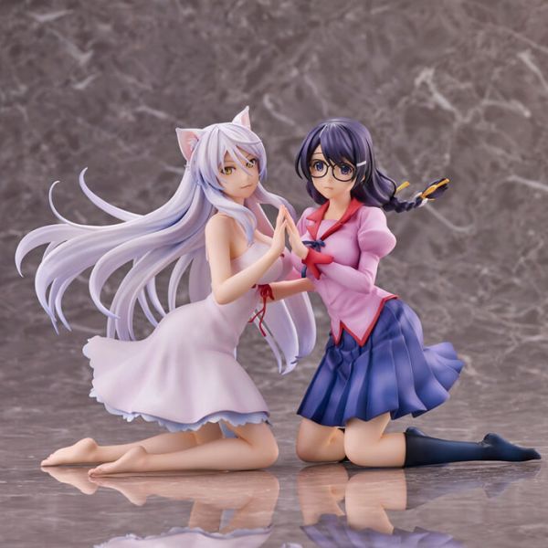 Union Creative 貓物語 羽川翼 2人組 PVC完成品 Union Creative 貓物語 羽川翼 2人組 PVC完成品
