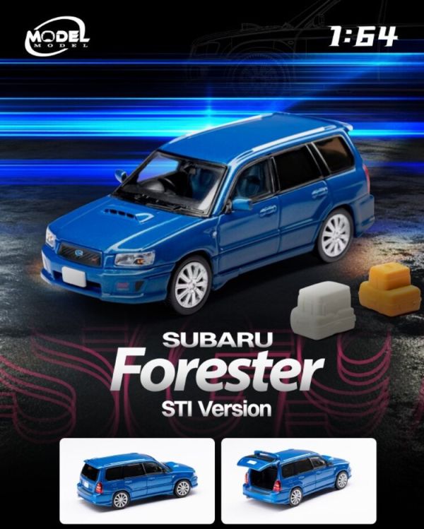 (預購) ModelModel 1/64 速霸陸 Subaru Forester SG9 Sti 藍色 MM64-SG9-001 (預購) ModelModel 1/64 速霸陸 Subaru Forester SG9 Sti 藍色 MM64-SG9-001