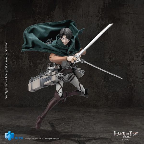(預購) Hiya E.B.S. 1/12 進擊的巨人1~3季 里維·阿卡曼 EBA0449 可動完成品 20261221 Hiya E.B.S. 1/12 進擊的巨人1~3季 里維·阿卡曼 EBA0449 可動完成品