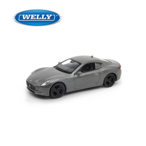 (預購) WELLY 4.75吋 瑪莎拉蒂 2023 Maserati GranTurismo Folgore 電動跑車模型 43847CW-(銀灰色) 20260915 WELLY 4.75吋 瑪莎拉蒂 2023 Maserati GranTurismo Folgore 電動跑車模型 43847CW-(銀灰色)