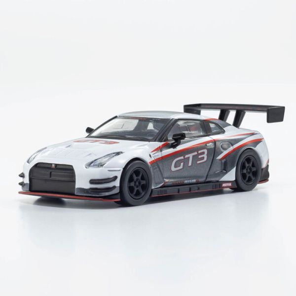 KYOSHO 京商 1/64 NISSAN GT-R NISMO GT-3（White Presentation）with LED／需搭配MOTN LED BASE SYSTEM LED發光觸發底座 KYOSHO 京商 1/64 NISSAN GT-R NISMO GT-3（White Presentation）with LED／需搭配MOTN LED BASE SYSTEM LED發光觸發底座