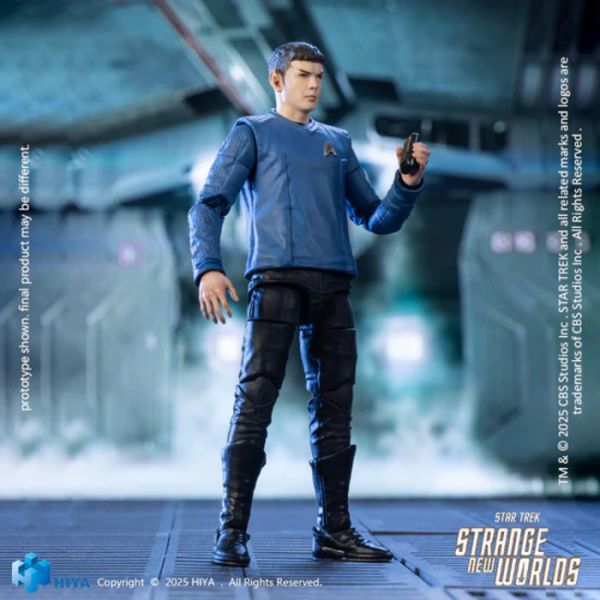 Hiya Toys 極致迷你系列 1/18 10.5CM 星際爭霸戰 奇異新世界 史巴克 可動完成品 EMS0196 Hiya Toys 極致迷你系列 1/18 10.5CM 星際爭霸戰 奇異新世界 史巴克 可動完成品 EMS0196