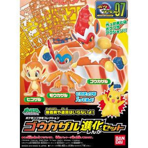 BANDAI 精靈寶可夢 神奇寶貝 Pokemon PLAMO 收藏集 007 烈焰猴進化套組 BANDAI 精靈寶可夢 神奇寶貝 Pokemon PLAMO 收藏集 007 烈焰猴進化套組