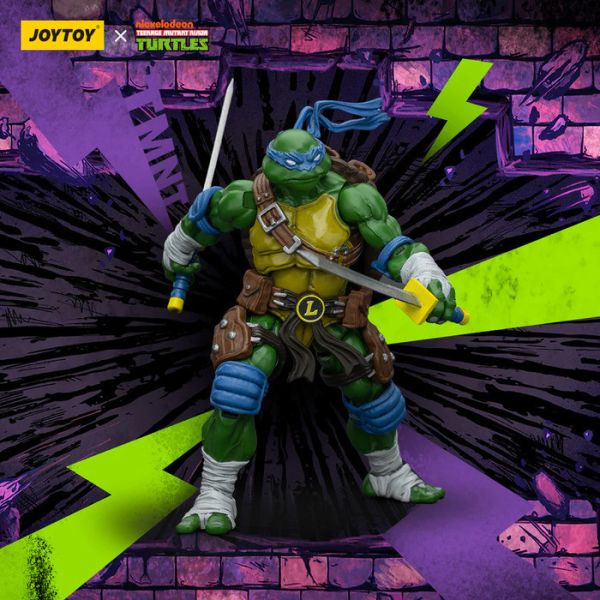 JOYTOY 1/18 忍者龜 萊昂納多 李奧納多 JT6892 可動完成品 JOYTOY 1/18 忍者龜 萊昂納多 李奧納多 JT6892 可動完成品