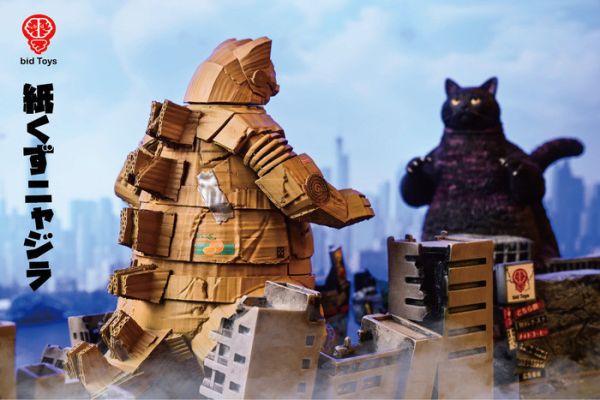 Bid Toys 紙屑喵機拉 Waste Paper Nyajira 喵機拉與地台套裝組 靜態完成品 分別販售 Bid Toys 紙屑喵機拉 Waste Paper Nyajira 喵機拉與地台套裝組 靜態完成品
