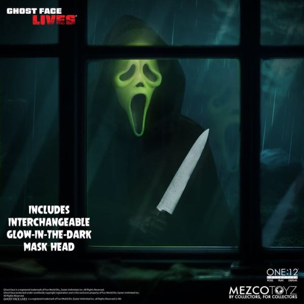 MEZCO TOYZ One:12 Collective 驚聲尖叫 鬼臉 Ghost Face 可動完成品 MEZCO TOYZ One:12 Collective 驚聲尖叫 鬼臉 Ghost Face 可動完成品