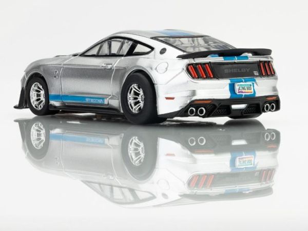(預購) AFX Mega-G+ 1/64 2022年式 Shelby Mustang GT500KR 銀/藍配色 HO電刷賽車 22099 20260813 AFX Mega-G+ 1/64 2022年式 Shelby Mustang GT500KR 銀/藍配色 HO電刷賽車 22099