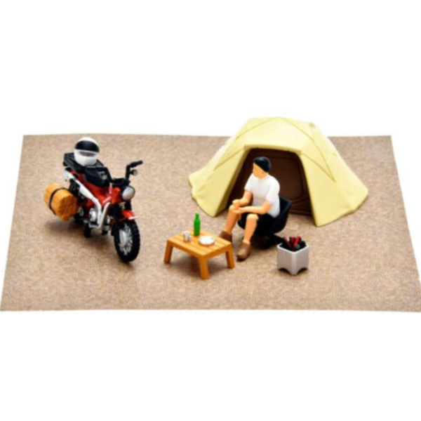TOMYTEC 1/64 Diocolle64 CarSnap 30a Solo Camping 單人戶外露營人偶配件 附 Honda CT125 Hunter Cub) TOMYTEC 1/64 Diocolle64 CarSnap 30a Solo Camping 單人戶外露營人偶配件 附 Honda CT125 Hunter Cub)