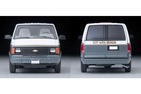 (預購) TOMYTEC 1/64 LV-N344c 雪佛蘭 Chevrolet Astro Van MOONEYES (白/灰) 20260726 TOMYTEC 1/64 LV-N344c 雪佛蘭 Chevrolet Astro Van MOONEYES (白/灰)