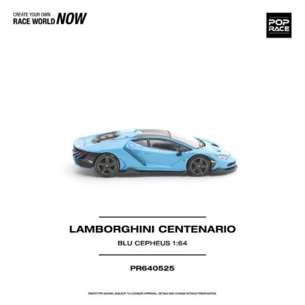 (預購) POP RACE 1/64 藍寶堅尼 LAMBORGHINI CENTENARIO BLU CEPHEUS PR640525 20260604 POP RACE 1/64 藍寶堅尼 LAMBORGHINI CENTENARIO BLU CEPHEUS PR640525