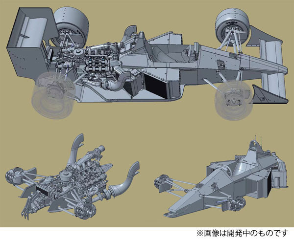 PLATZ 1/12 BX12002 方程式系列 麥拉倫 MP4/4 1988 世界冠軍 組裝模型 PLATZ 1/12 BX12002 方程式系列 麥拉倫 MP4/4 1988 世界冠軍 組裝模型