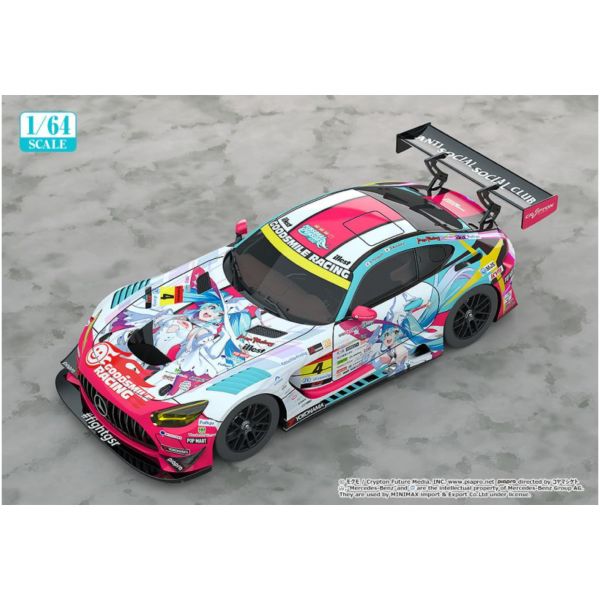 Good Smile 1/64 Racing 初音未來 AMG 2024 開幕戰Ver. Good Smile 1/64 Racing 初音未來 AMG 2024 開幕戰Ver.