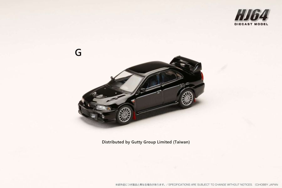 Hobby JAPAN 1/64 三菱 MITSUBISHI LANCER GSR EVO6代(CP9A) 99年式 (附擋泥板) 山風黑 HJ642033ABK Hobby JAPAN 1/64 三菱 MITSUBISHI LANCER GSR EVO6代(CP9A) 99年式 (附擋泥板) 山風黑 HJ642033ABK