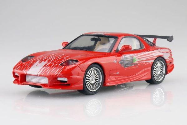 AOSHIMA青島 1/24 玩命關頭 龍捲風 唐老大 FD3S RX-7 組裝模型  Movie Mecha WS-03 AOSHIMA青島 1/24 玩命關頭 Movie Mecha WS-03 FD3S RX-7 組裝模型