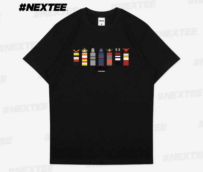NEXTee 翻轉模玩系列 經典機器人 短袖T恤 白色＆黑色 NEXTee 翻轉模玩系列 經典機器人 短袖T恤 白色＆黑色