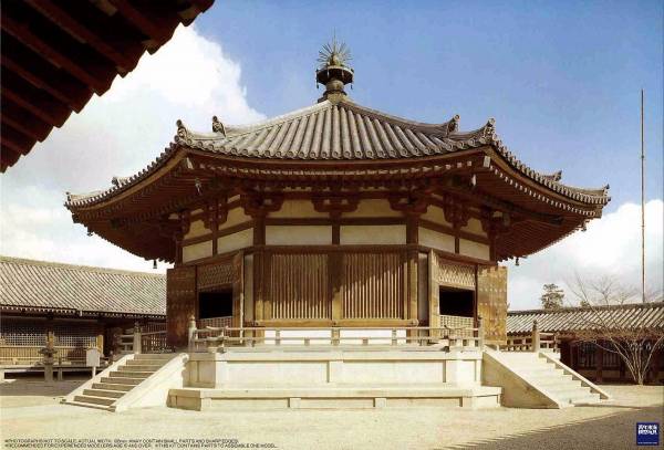 1/150 法隆寺 夢殿 FUJIMI 建1 富士美 組裝模型 FUJIMI,日本建物,日本城堡,建,法隆寺,夢殿,