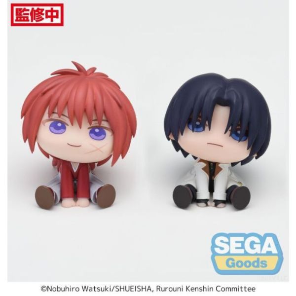 SEGA 景品 神劍闖江湖 坐姿迷你公仔 緋村劍心＆四乃森蒼紫 一套2入販售 SEGA 景品 神劍闖江湖 坐姿迷你公仔 緋村劍心＆四乃森蒼紫 一套2入販售
