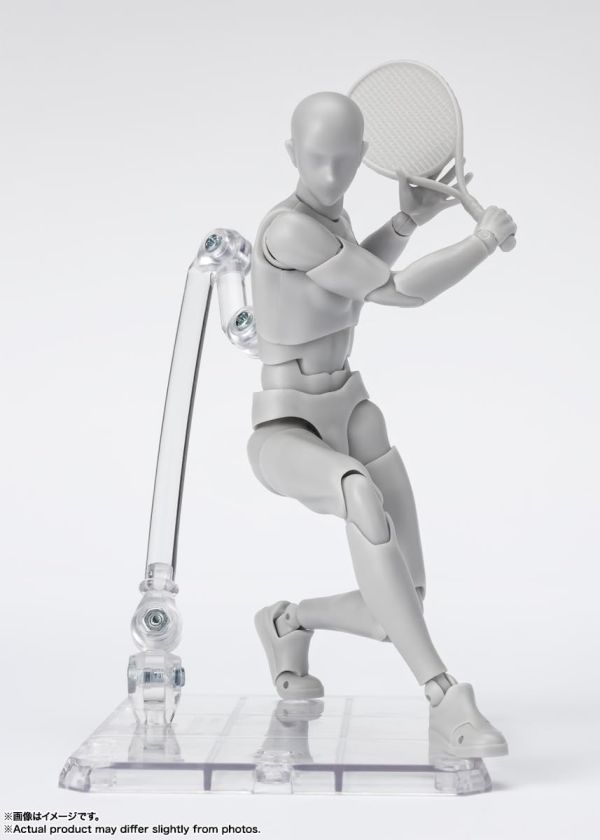 BANDAI S.H.Figuarts SHF 男性素體-Sports- Edition DX SET 灰色版 BANDAI S.H.Figuarts SHF 男性素體-Sports- Edition DX SET 灰色版
