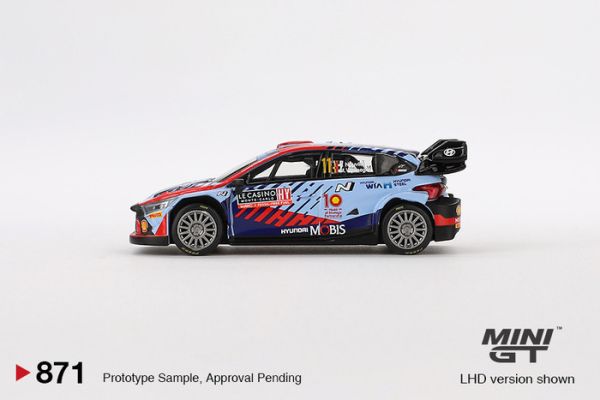 MINIGT 1/64 現代 Hyundai i20 N Rally1 Hybrid #11 WRC賽車 LHD 左駕 MGT00871-L 2024 Rallye Monte-Carlo Winner MINIGT 1/64 現代 Hyundai i20 N Rally1 Hybrid #11 WRC賽車 LHD 左駕 MGT00871-L 2024 Rallye Monte-Carlo Winner