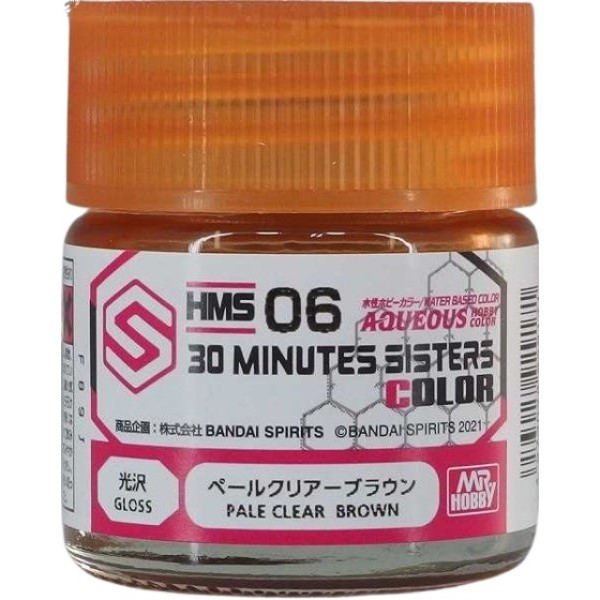 GSI 郡氏 水性漆 HMS-06 30MS專用 淡透明棕色 GSI,郡氏,水性漆,HMS-06,30MS,專用,淡透明棕色